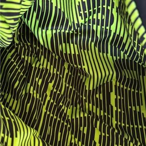 Zumba Fitness Neon Green and Black Crop Top